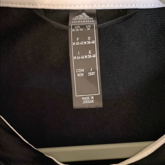 Adidas Black Track Suit with White Stripes - Picture 2 of 6